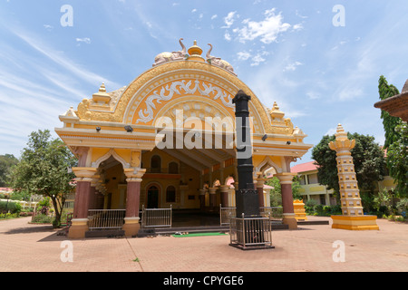 Mahalaxmi Temple Bandode, Ponda Stock Photo