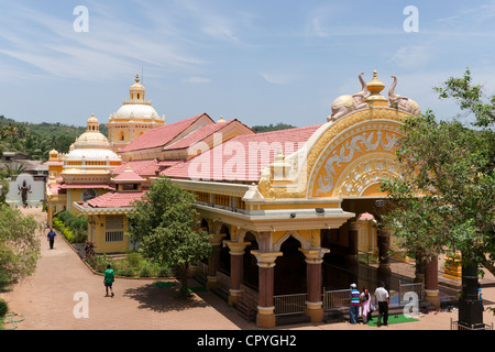 Mahalaxmi Temple Bandode, Ponda Stock Photo