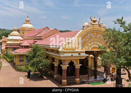 Mahalaxmi Temple Bandode, Ponda Stock Photo