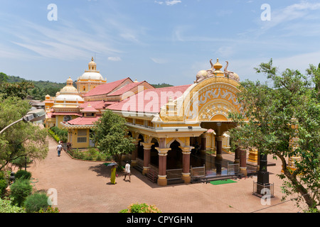 Mahalaxmi Temple Bandode, Ponda Stock Photo