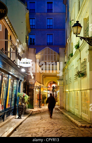 France Paris Saint Germain des Pres District Le Procope Restaurant oldest restaurant in Paris opened in 1686 on side of Cour du Stock Photo