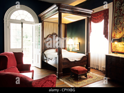 United States, Louisiana, Lafayette, Chretien Point Plantation (1831) on the Bayou Bourbeaux banks, Bed and Breakfast Stock Photo