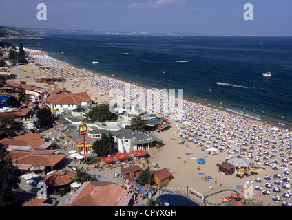 NUDIST BEACH ON THE BLACK SEA, GOLDEN SANDS, VARNA, BULGARIA, EUROPE