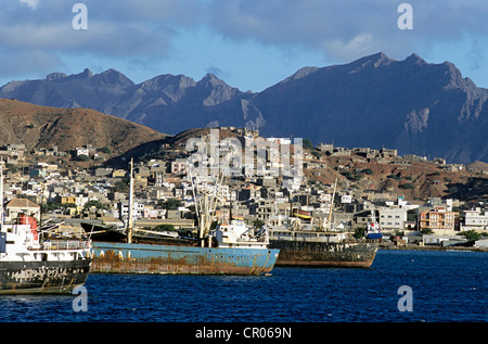 Cape Verde, San Vicente, Mindelo, the harbour Stock Photo