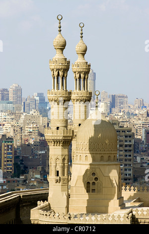 Egypt, Cairo, old town listed as World Heritage by UNESCO, the Sultan Hassan Mosque and Medersa Stock Photo
