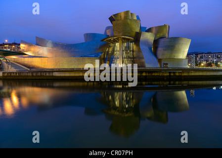 Guggenheim Museum in Bilbao,Spain Stock Photo