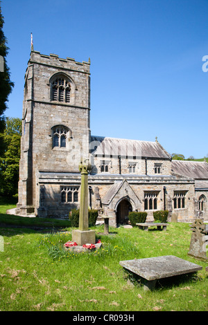 Parish Church of St Wilfrid Burnsall Wharfedale Yorkshire Dales England Stock Photo