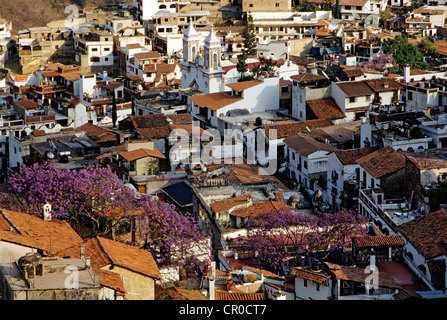 Mexico, Guerrero State, Taxco, panoramic view on the city Stock Photo