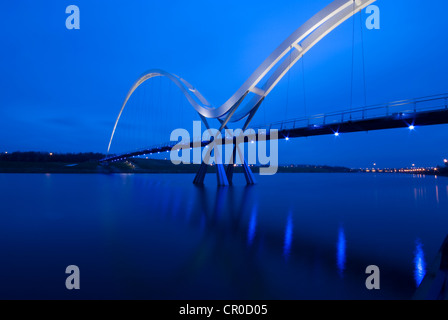 Infinity Bridge, Stockton on Tees, Cleveland. UK GB Stock Photo