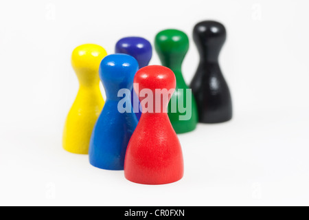 game pawns Stock Photo