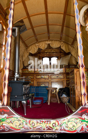 Gypsy caravan interior Stock Photo, Royalty Free Image: 84452957 - Alamy