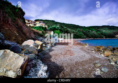 Frugoso beach near Cavo, Elba Island, Italy, Europe Stock Photo