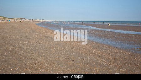 Camber Sands Beach, East Sussex, England, UK Stock Photo