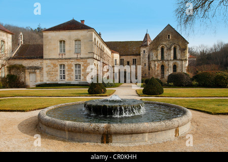 France, Cote d'Or, Marmagne, Fontenay Cistercian Abbey (1118), listed as World Heritage by UNESCO Stock Photo