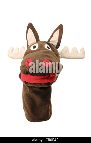 Reindeer Hand Puppet Stock Photo