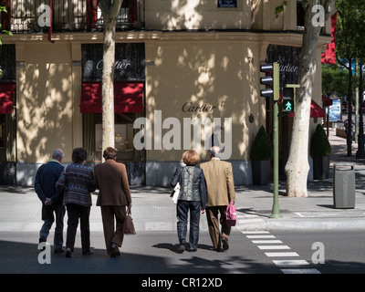 Calle de Serrano, Madrid, Spain Stock Photo - Alamy