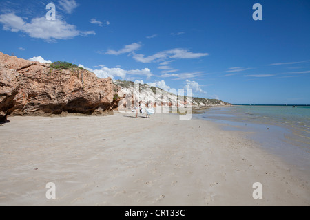 Coral Bay Beach, part of the Ningaloo reef marine park in Western Australia. Stock Photo