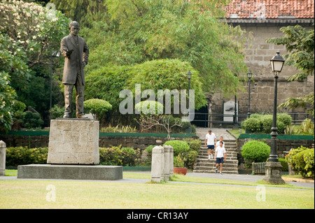 Philippines, Luzon Island, Manila, historical district of Intramuros, Fort Santiago, Dr Jose Rizal a national hero Stock Photo