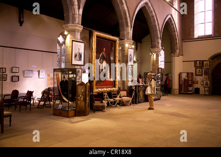 France, Pyrenees Atlantiques, Biarritz, Musee du Vieux Biarritz (Museum of Biarritz Old Town) in a former Anglican Church Stock Photo