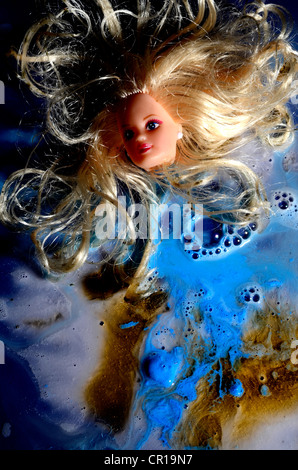 dolly in paint Stock Photo