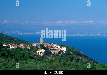Croatia, Istria, Adriatic Coast, Brsec Stock Photo