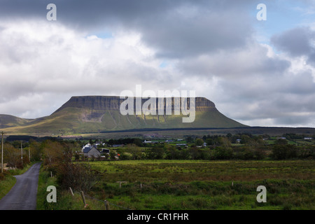 BEN BULBEN MOUNTAIN, COUNTY SLIGO, IRELAND. REFERRED TO BY POET ...