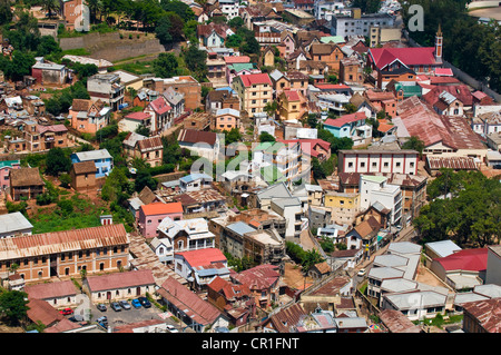 Madagascar, Central Highlands, former Province of Antananarivo, Analamanga Region, National 7 Road, Antananarivo Stock Photo