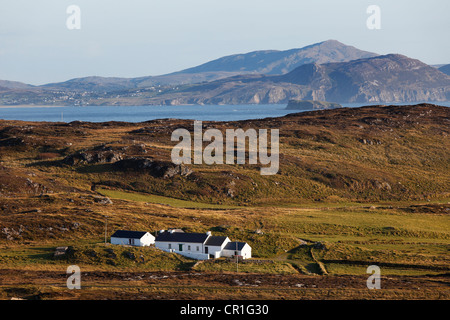 View from Malin Head towards the south, Inishowen Peninsula, County Donegal, Ireland, British Isles, Europe Stock Photo