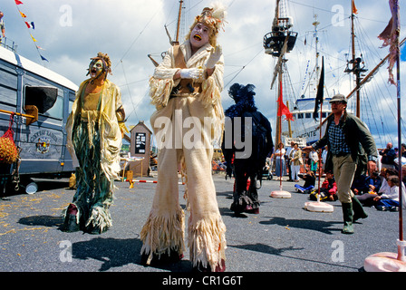 United Kingdom, Cornwall, Penzance, Golowan Festival Stock Photo