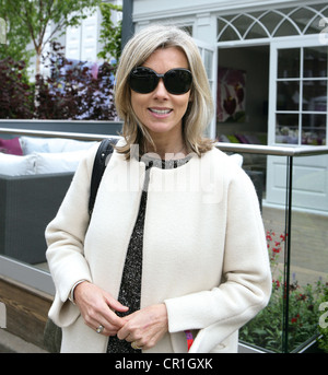 TV newsreader Mary Nightingale photographed at the RHS Chelsea Flower Show 2012 Stock Photo