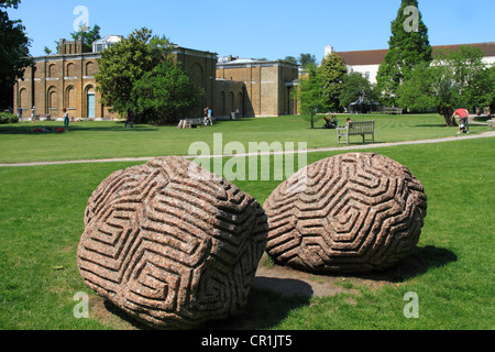 England London Dulwich Picture gallery & Park Stock Photo
