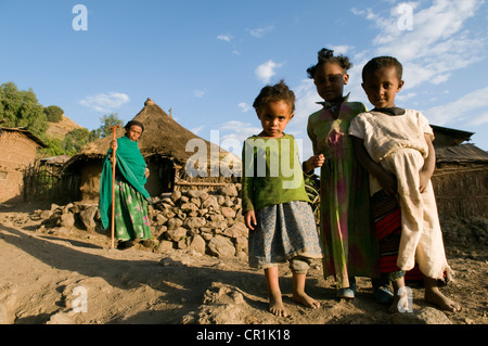 Ethiopia, Amhara Region, holy city of Lalibela Stock Photo