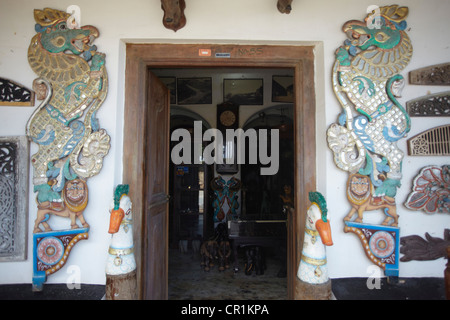 Dutch Wall Arcade, Galle, Southern Province, Sri Lanka Stock Photo