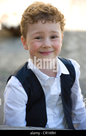 Boy, four years, portrait Stock Photo