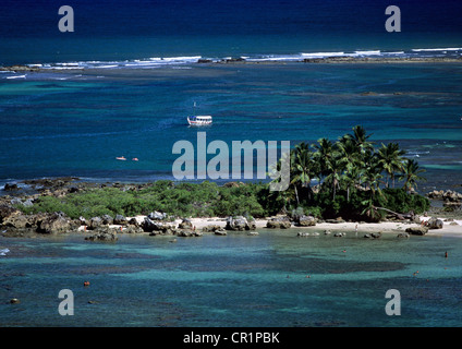 Brazil, Bahia State, Ilha de Tinhare, Morro de Sao Paulo Stock Photo