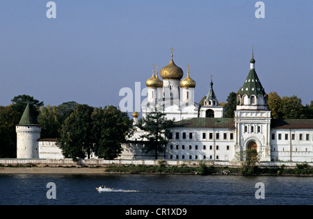 Russia, Kostroma, historical town which is part of the Golden Ring, Ipatiev (St Hypathius) Monastery, Trinity Cathedral on the Stock Photo