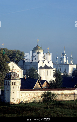 Russia, Suzdal UNESCO World Heritage, former cultural and religious place, part of the Golden Ring, general view of the Pokrov Stock Photo
