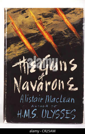 The Guns of Navarone book cover original illustration Stock Photo