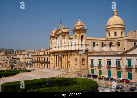 Cathedral of Noto, Sicily, Italy Stock Photo