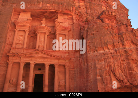 THE TREASURY, PETRA, JORDAN, MIDDLE EAST Stock Photo