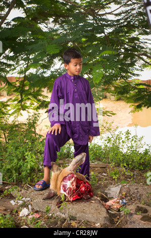 Hari Raya Aidiladha or hari raya haji, is an important religious festival for muslims. Photo taken 6 Nov, 2012 at Malaysia. Stock Photo