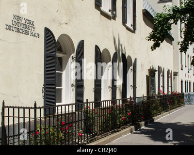 New York University Deutsches Haus, NYC Stock Photo