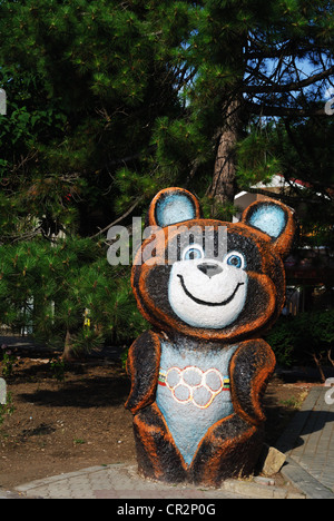 Mascotte Rare Ours Misha - JO Moscou 1980 - URSS - Vintage