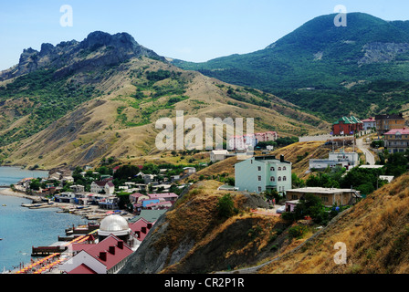 Ukraine. Autonomous Republic of Crimea. Koktebel. Panorama of the coast