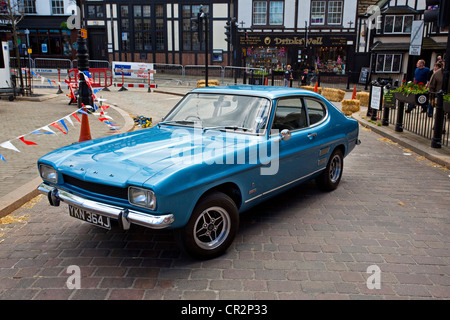 A Ford Capri RS 300 showing in Ripon North Yorkshire UK Stock Photo