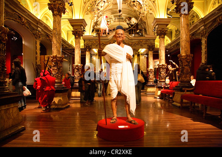 France, Paris, Musee Grevin (Grevin wax museum), Gandhi Stock Photo