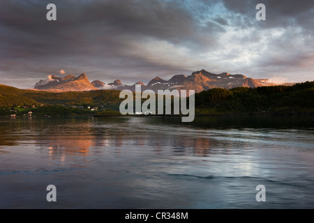 Saltstraumen, tidal current, near Bodo, Norway, Scandinavia, Europe Stock Photo