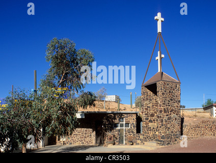 Australia, South Australia, Coober Pedy, troglodytic church Stock Photo