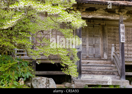 Japan, Honshu Island, Tohoku Region, Hiraizumi, UNESCO World Heritage, Chuson Ji Temple Stock Photo