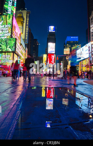 Times Square, Manhattan, New York, USA Stock Photo